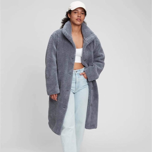 Coats | Gap Relaxed Sherpa Coat | Poshmark